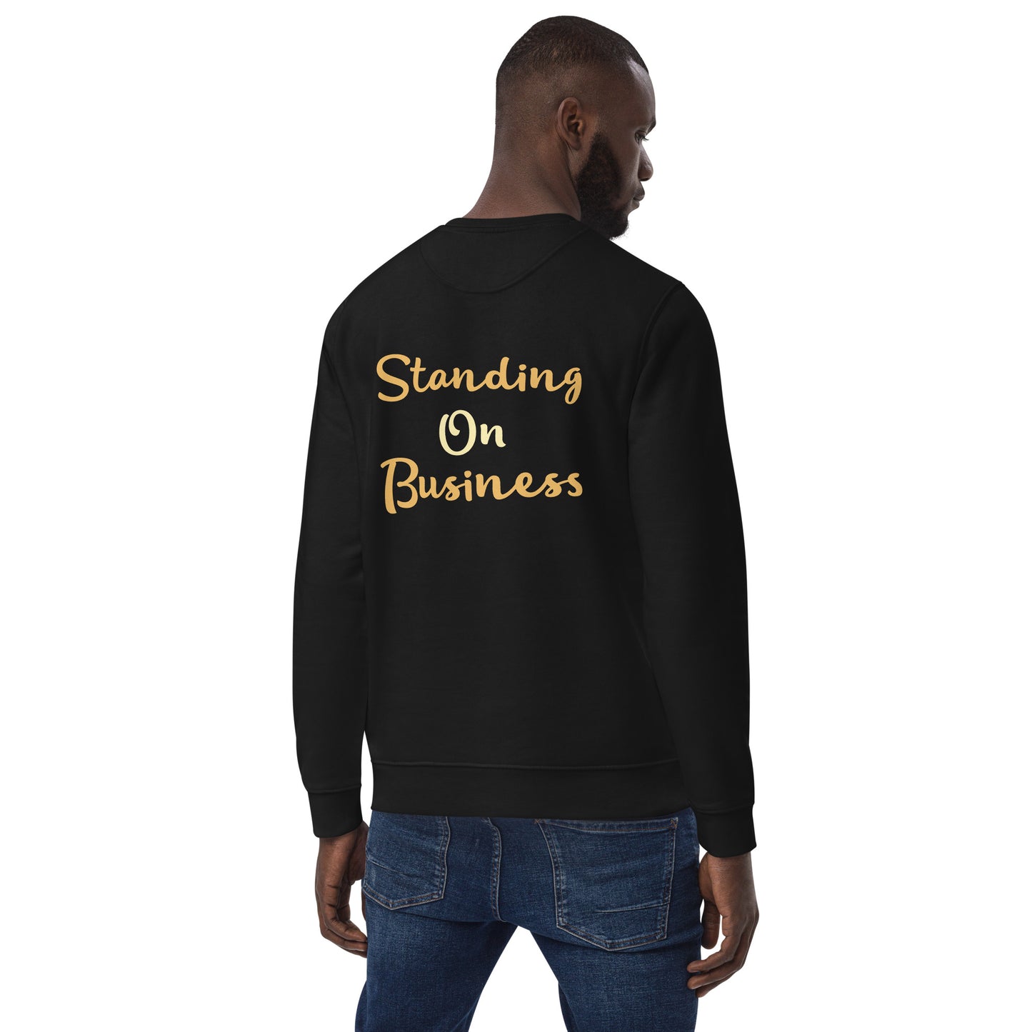 Live Rascal - "Standing on Business" - Black eco sweatshirt