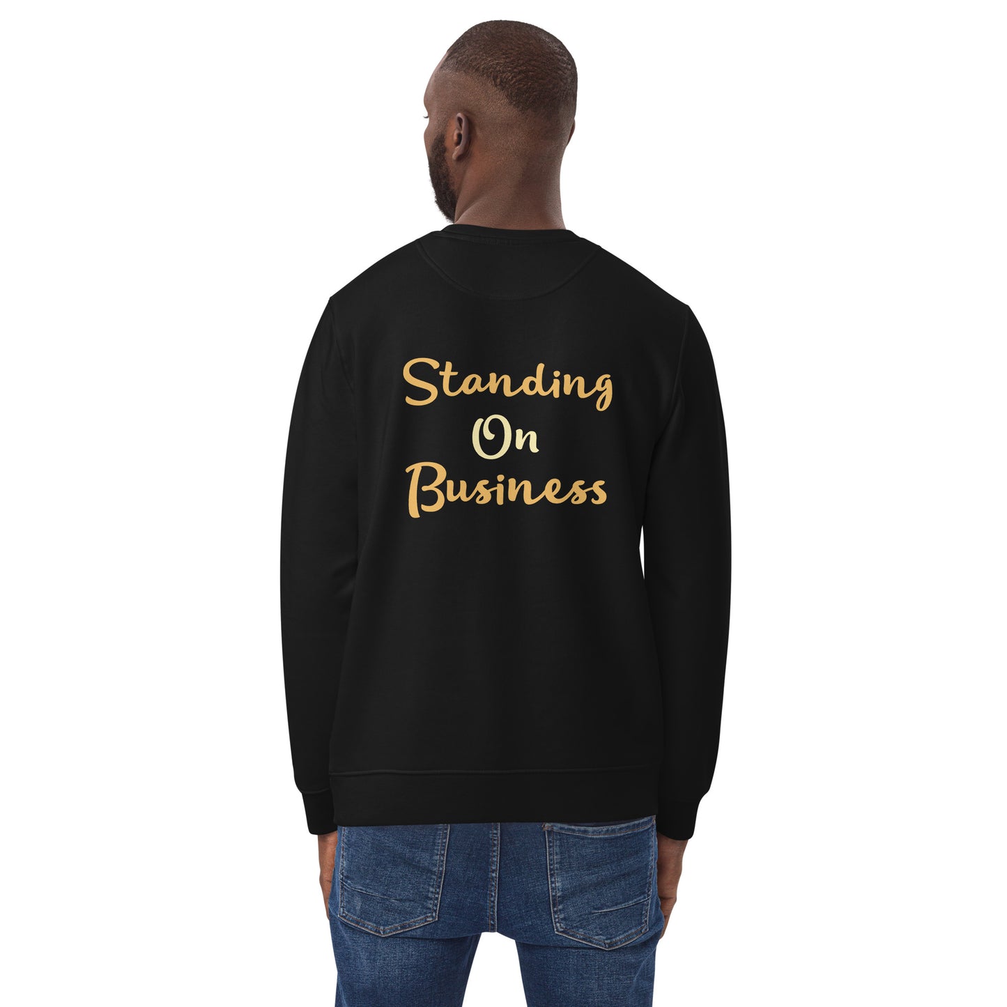 Live Rascal - "Standing on Business" - Black eco sweatshirt