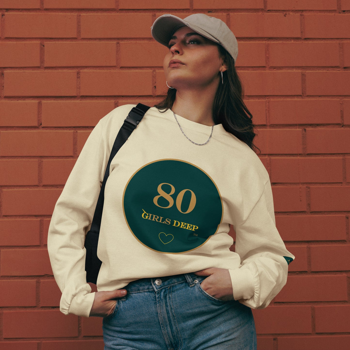 LR 80's Girls Deep - "Forest Butter" heavyweight long sleeve shirt