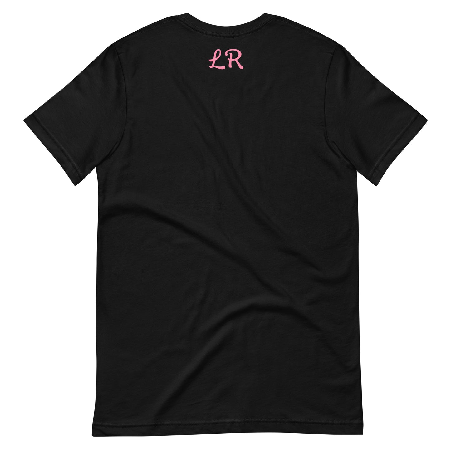 LR - Black & Hot Pink Unisex t-shirt