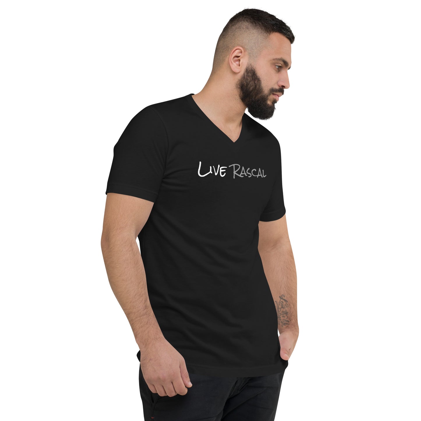 Live Rascal - "Shadow Fusion" V-Neck T-Shirt
