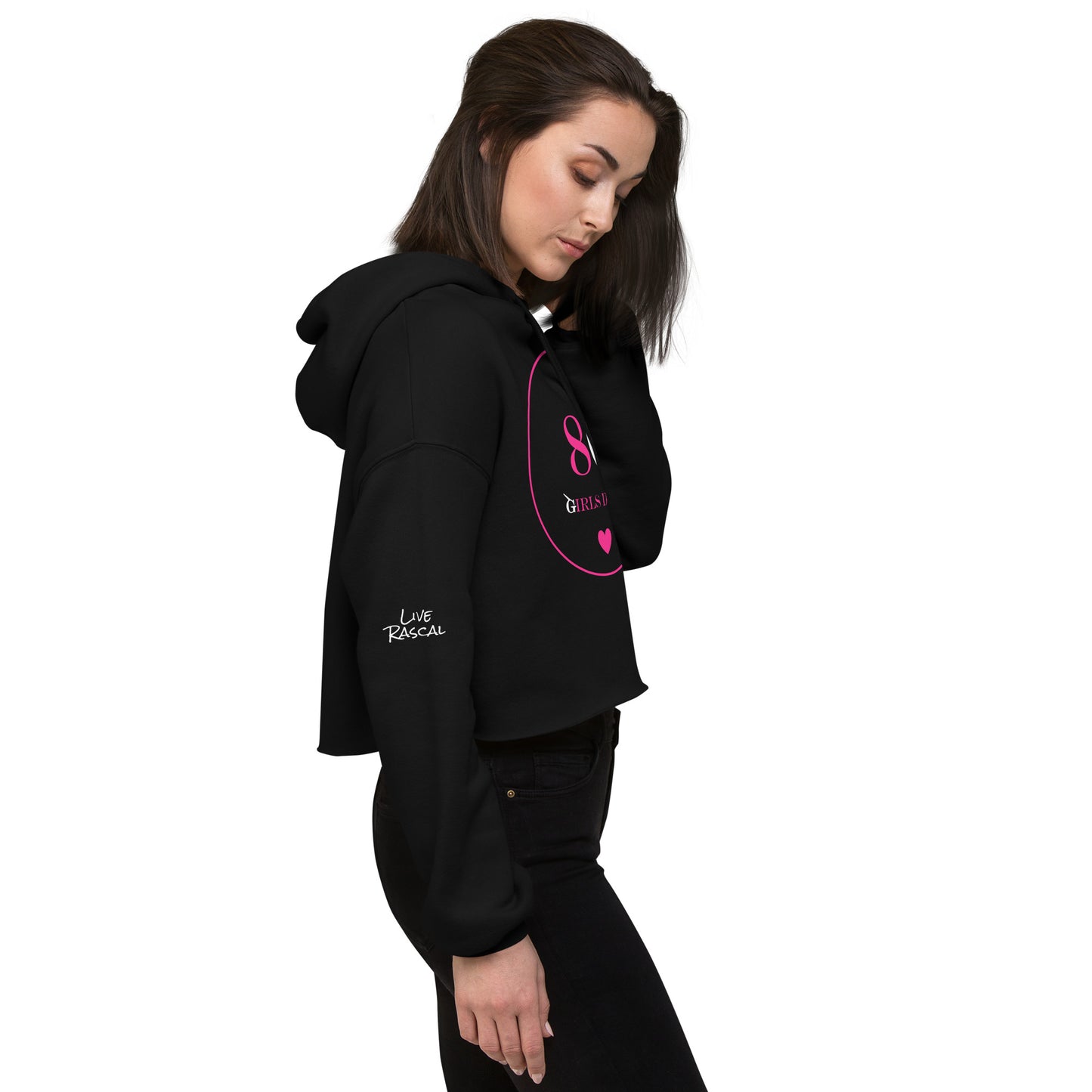 Live Rascal - 80 Girls Deep "Sweet Fusion" Crop Hoodie