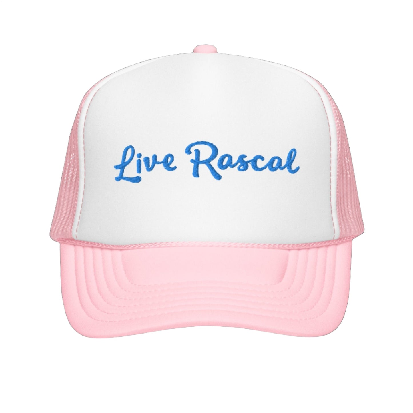 Live Rascal - Pink foam trucker hat