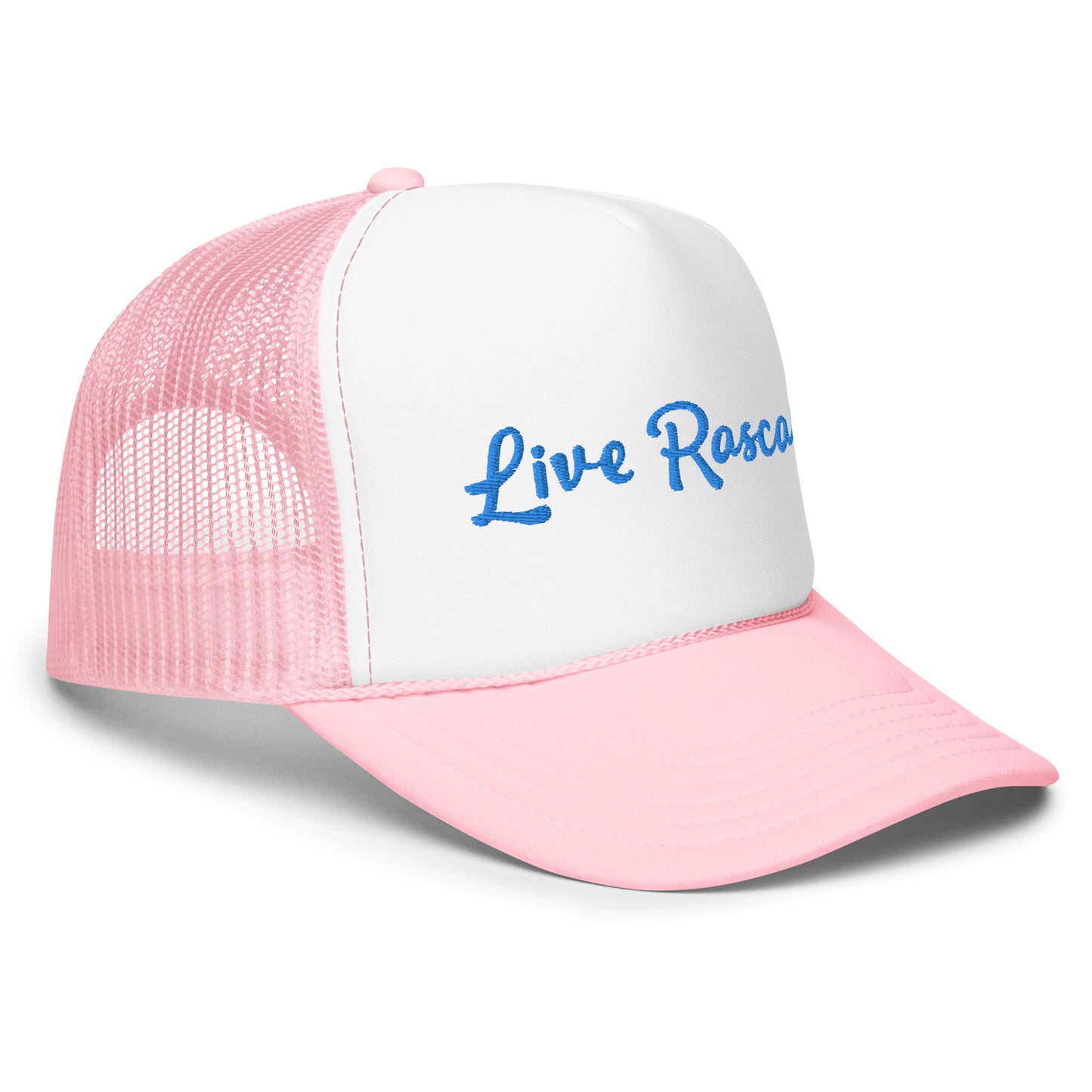 Live Rascal - Pink foam trucker hat