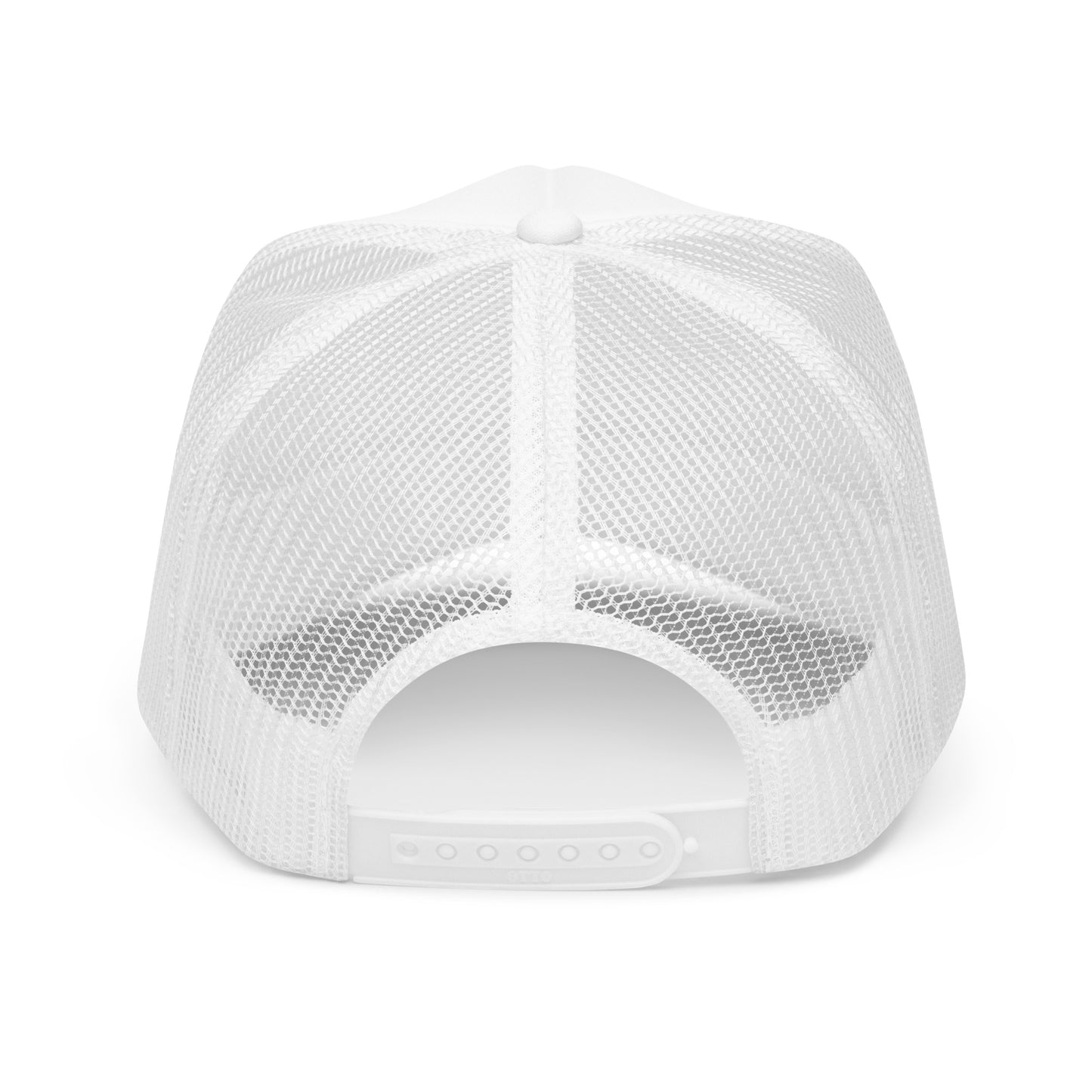 Live Rascal - White & Money Green foam trucker hat