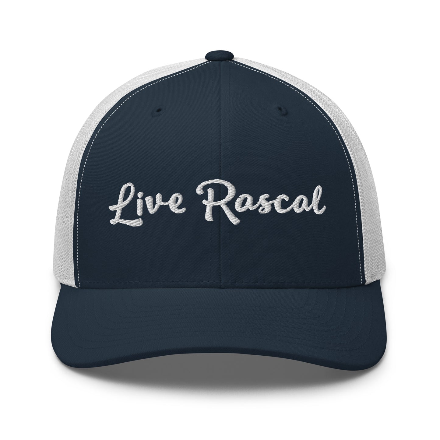 LR - White/Navy Trucker Cap