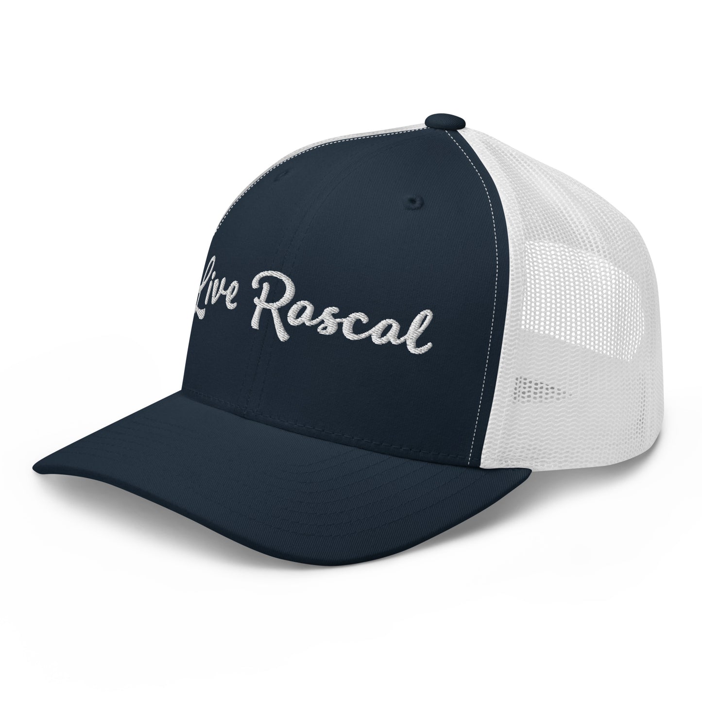 LR - White/Navy Trucker Cap