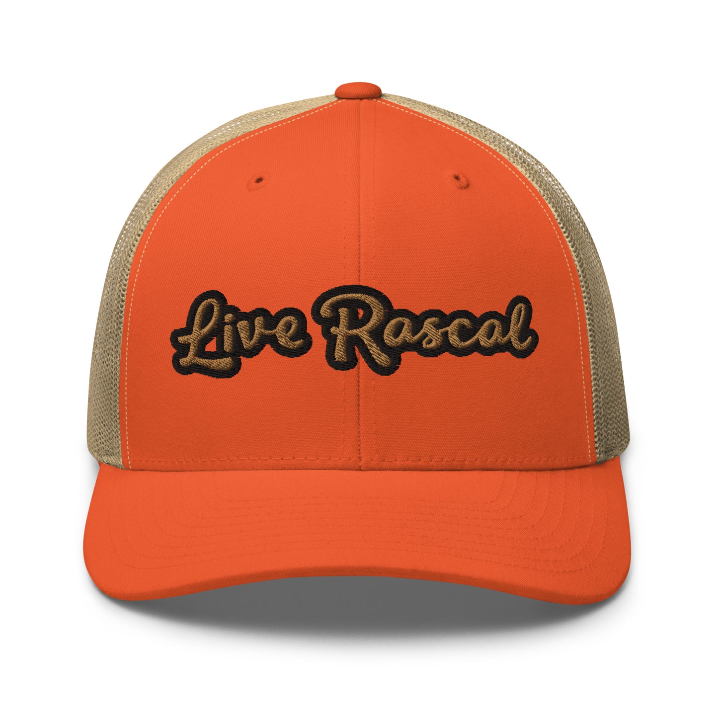 LR - Orange/Brown Trucker Cap