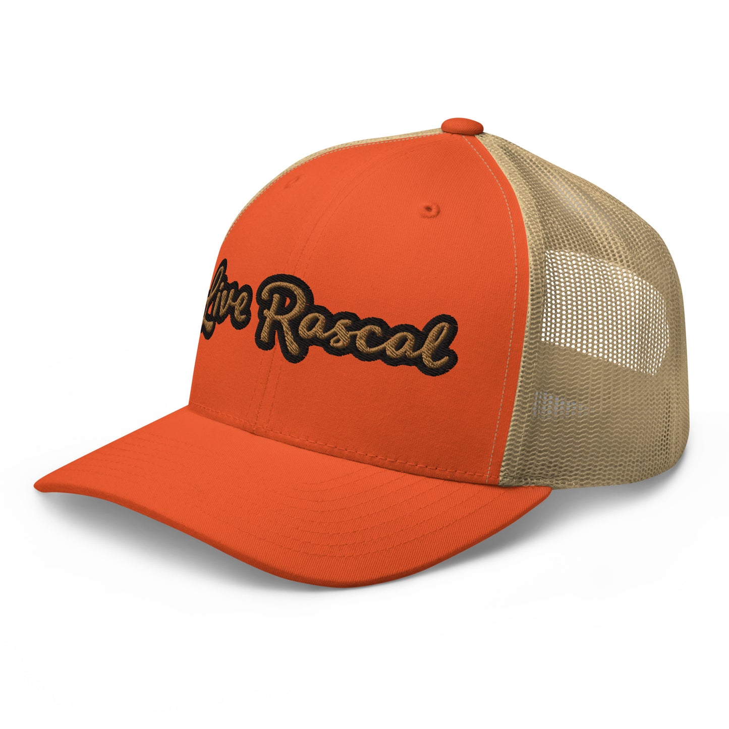 LR - Orange/Brown Trucker Cap