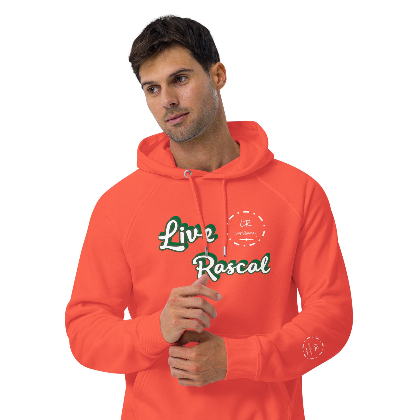 Live Rascal - Burnt Orange eco unisex hoodie