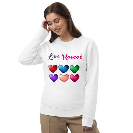 Live Rascal - "All Love" Women's eco sweatshirt