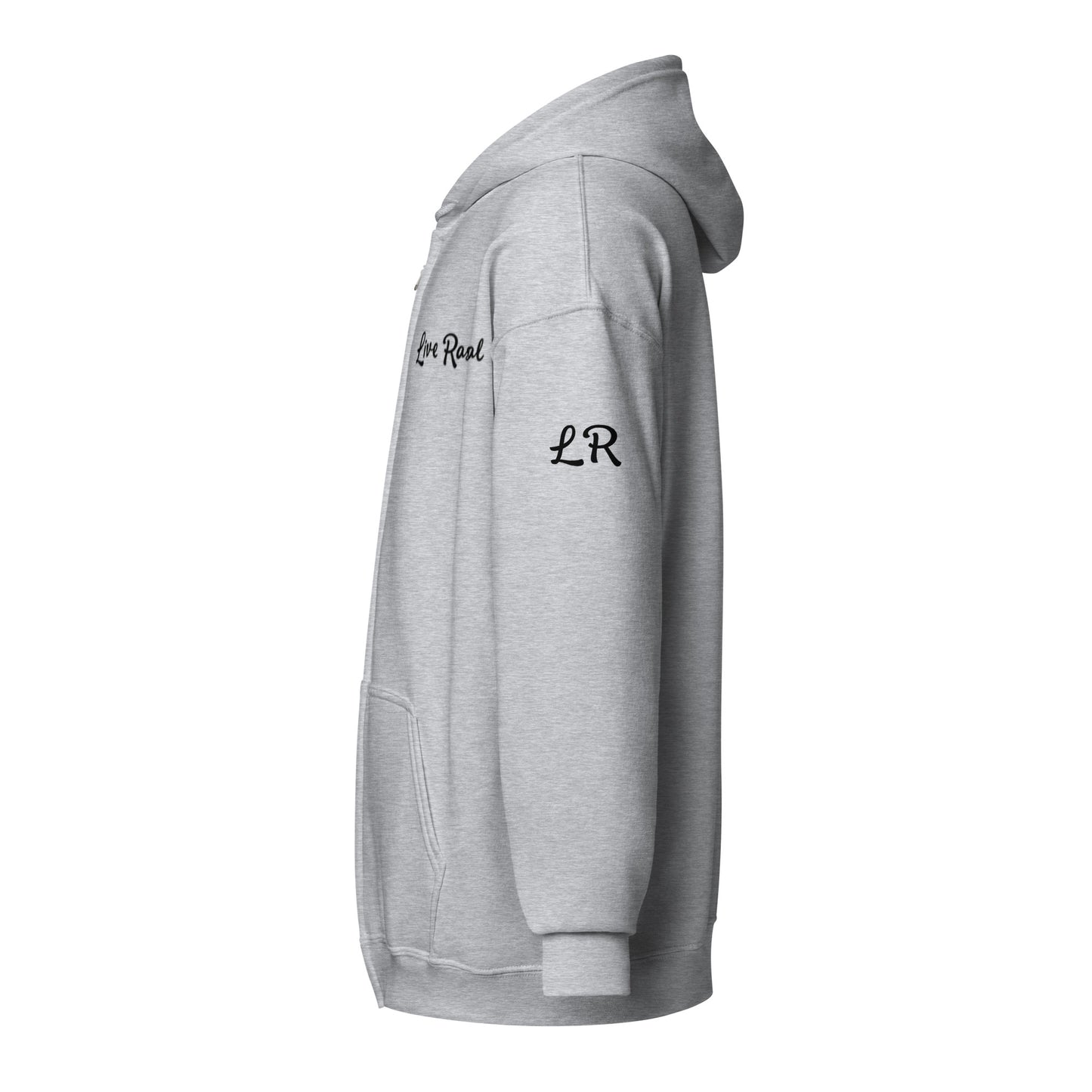 Live Rascal - Gray Unisex heavy blend zip hoodie