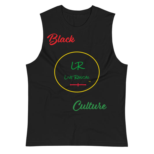 Live Rascal - "Black Culture" Muscle Shirt