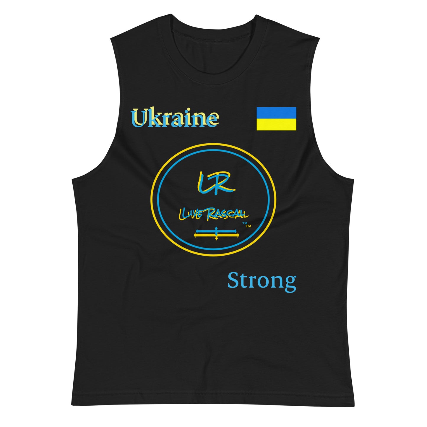 Live Rascal - "Ukraine Strong" Muscle Shirt