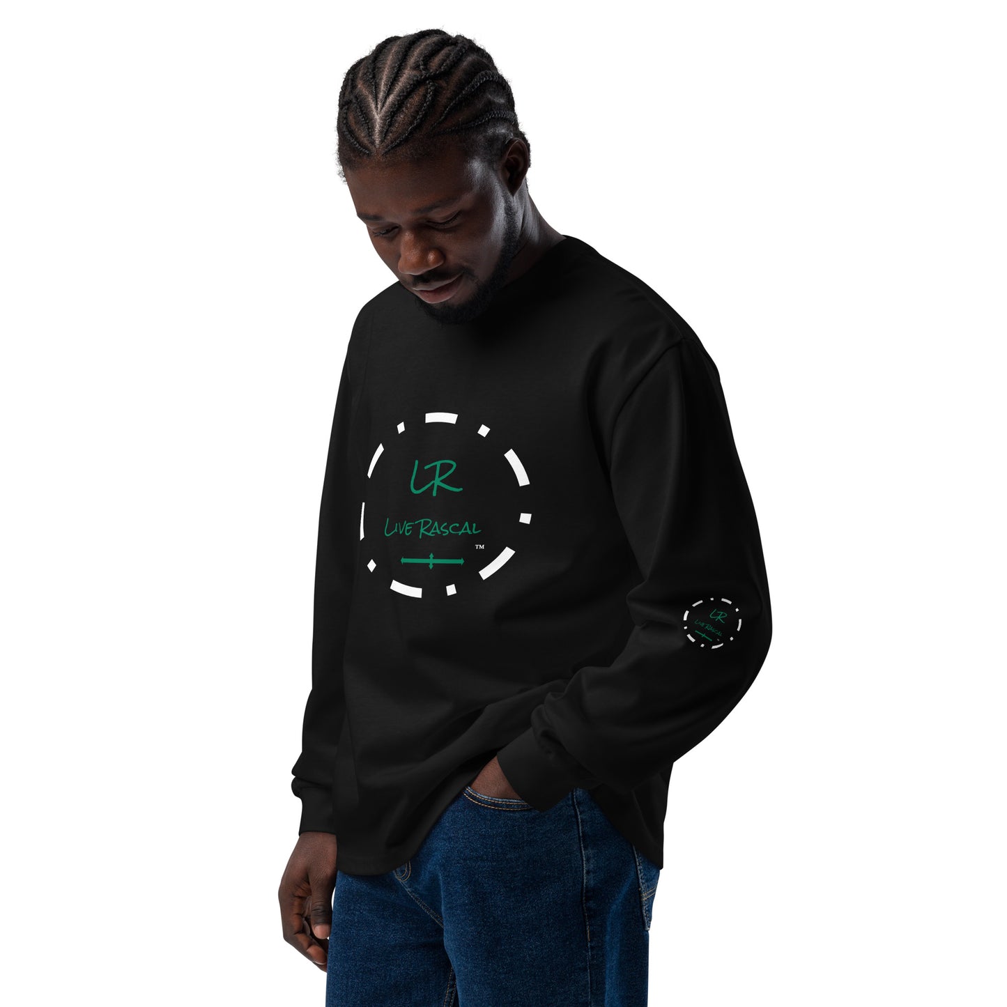 Live Rascal - "Peppermint" Premium heavyweight long sleeve shirt