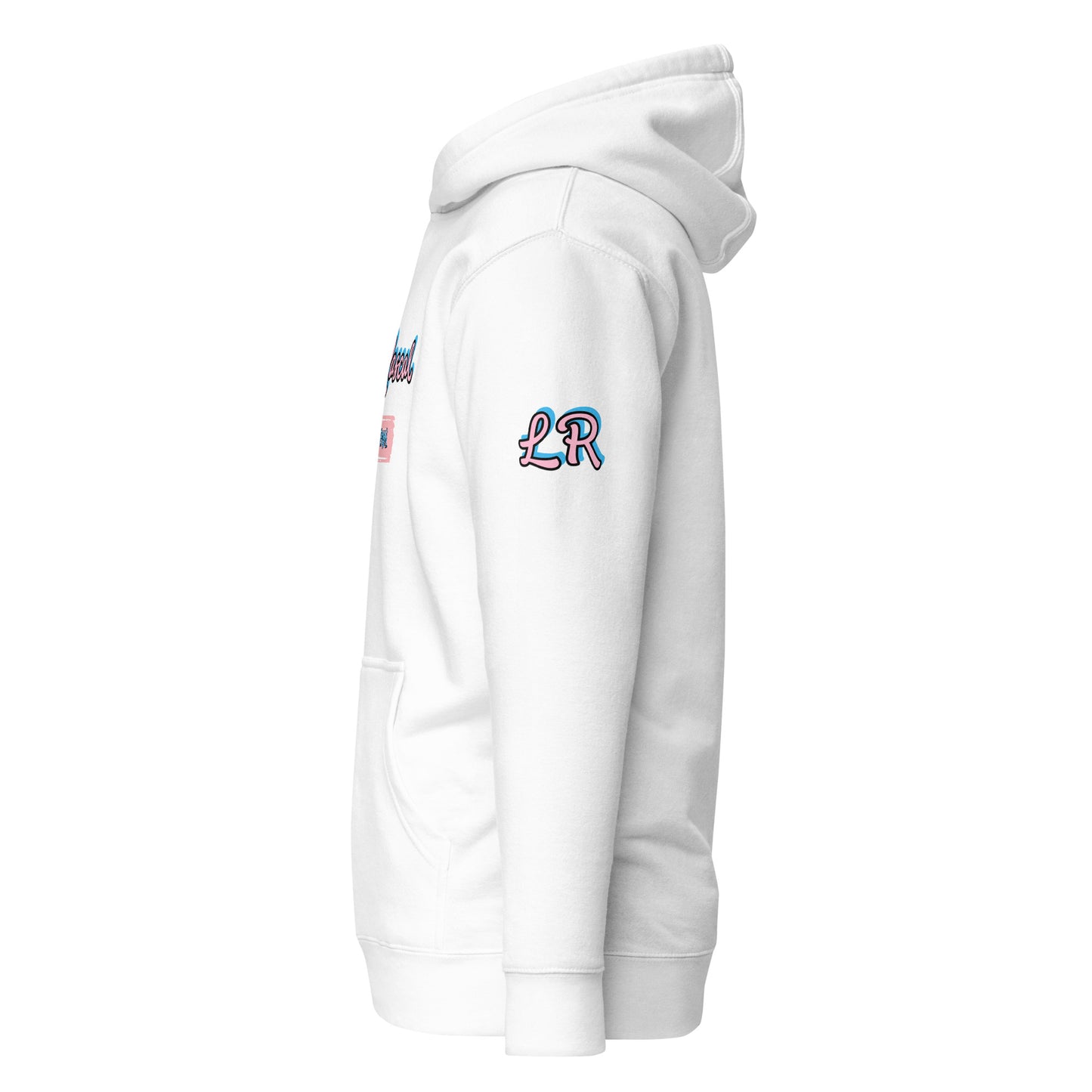 LR - "Party Animal" White Unisex Hoodie