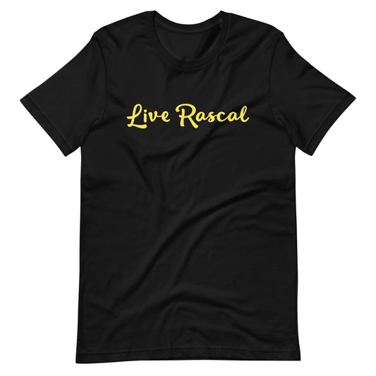 LR - Black & Gold Unisex t-shirt