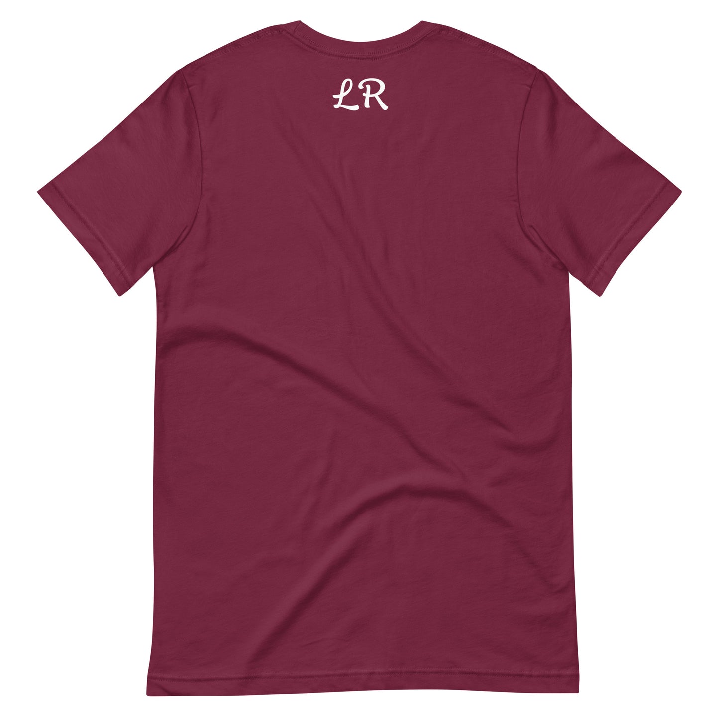 LR - Maroon Unisex t-shirt