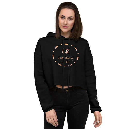 Live Rascal - "Rose Gold" Women's Crop Hoodie