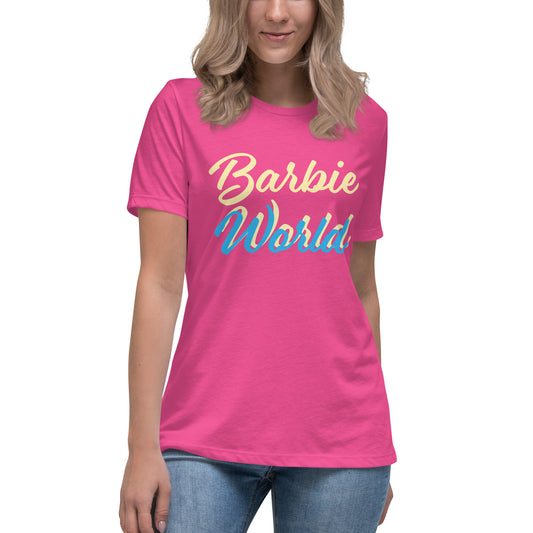 LR - Pink "Barbie World" Limited Edition Women's T-Shirt