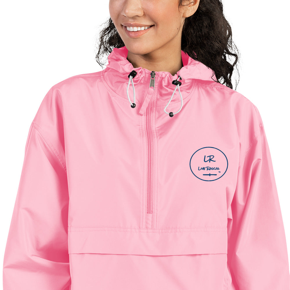 Live Rascal - Embroidered Champion Packable Jacket (2 colors)