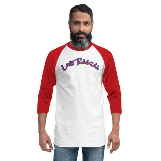 Live Rascal - Red/White 3/4 sleeve raglan shirt