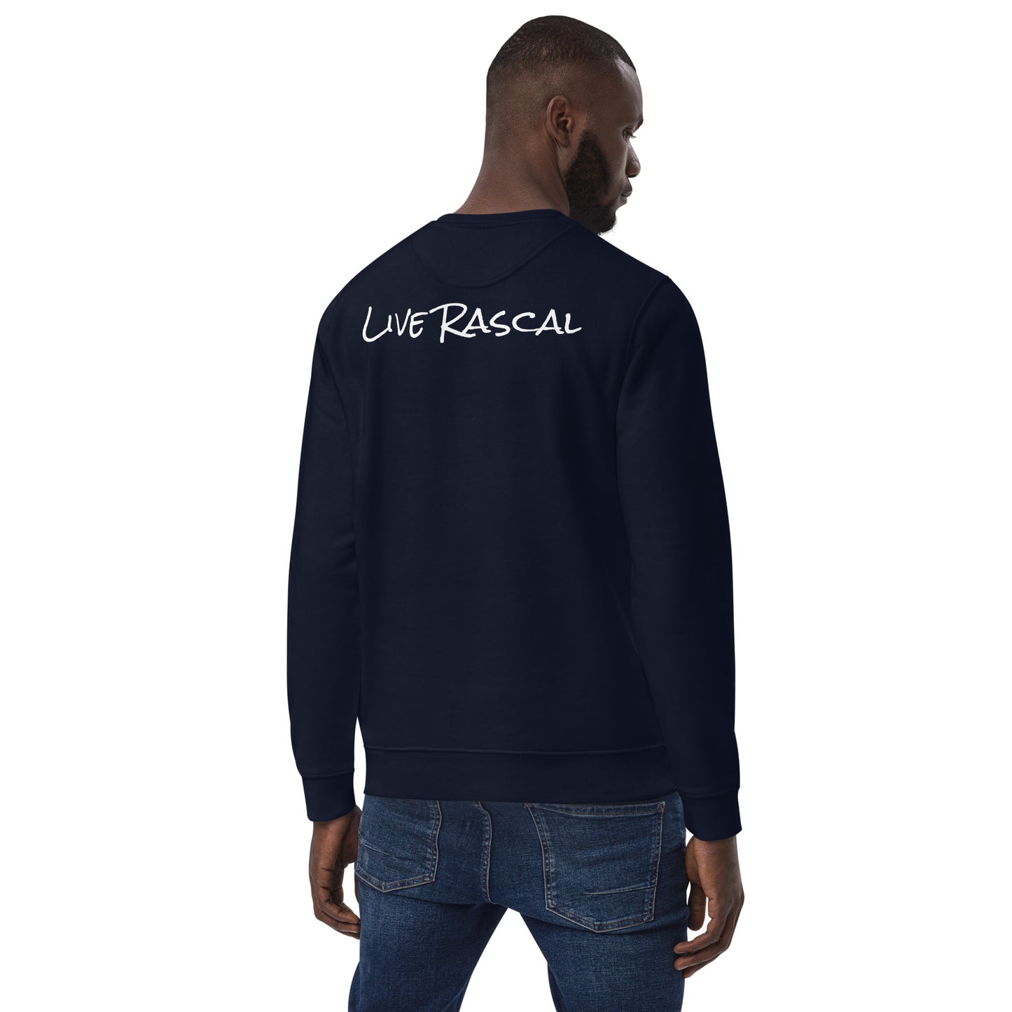 Live Rascal - "Style on you" French Navy eco sweatshirt