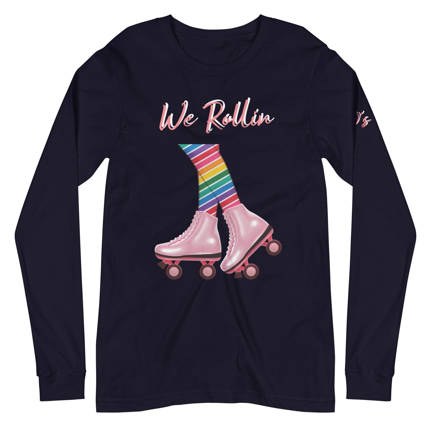 Live Rascal - 80's "We Rollin" Navy Long Sleeve Tee