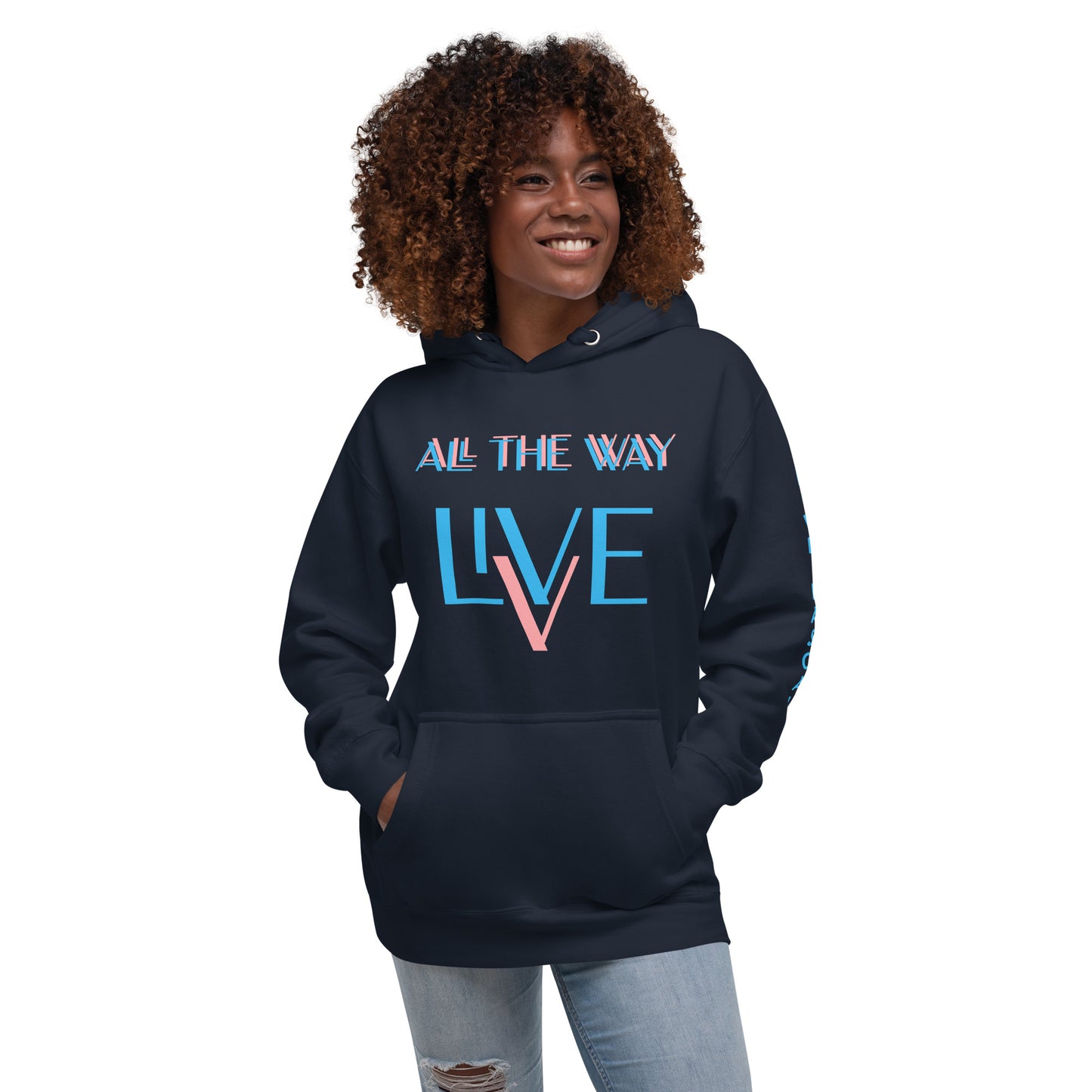 Live Rascal "All The Way Live" Cotton Candy Fusion Hoodie